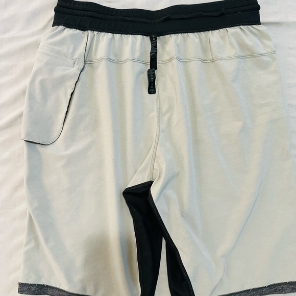 Lululemon Dry Fit Unlined Men's Short ( Size M) Color Heathered Gray - Picture 5 of 8